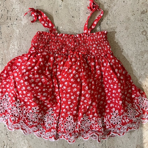 Girl’s Cloths Bundle 12-18 Months Dresses, Shirts, Pants,Skirts, Sleepsack  9 Pc - Picture 5 of 8